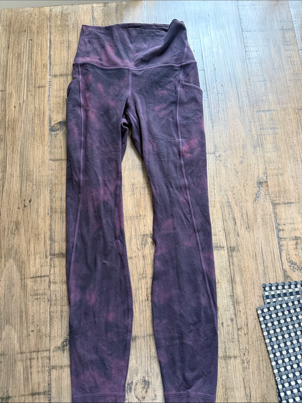 lululemon athletica Purple Tie-Dye Leggings